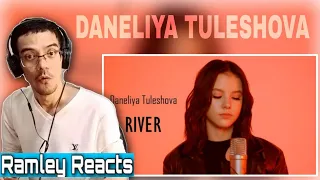 (Reaction) Daneliya Tuleshova - River (Bishop Briggs Cover) | Indonesian Reacts