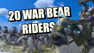 20 War Bear Riders