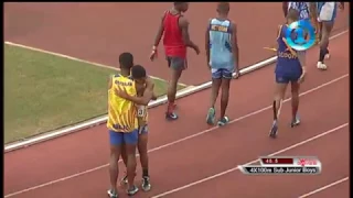 Coke Games Sub Jnr Boys 4x100m final 2017