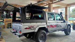 Watch The Video And Learn How To install RSI SMARTCAP CANOPY  TOYOTA LANDCRUISER 70 SERIES