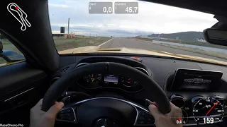 AMG GT-S on track