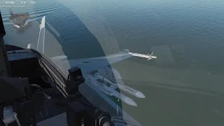 DCS: F/A-18C - Carrier take off and landing. RTX 2060 with FPS counter.