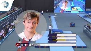 Loris CLAUSIER (FRA) - 2018 Tumbling Europeans, junior final