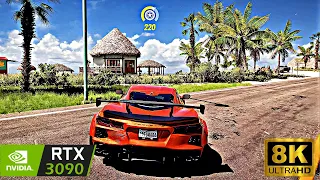 Forza Horizon 5 - 8K UHD RTX 3090 Max Settings | Chevrolet Corvette Gameplay | 5.2GHz I9-10900KF