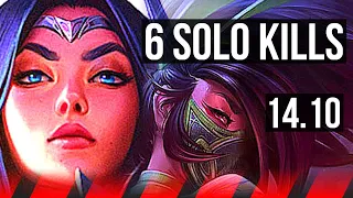 IRELIA vs AKALI (TOP) | 6 solo kills, 600+ games | BR Master | 14.10