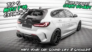 Top 5 BMW M135i F40 Exhausts 2022!