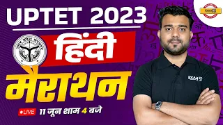 UPTET HINDI MARATHON | UPTET 2023 PREPARATION | UPTET HINDI QUESTIONS | HINDI FOR UPTET | VINAY SIR