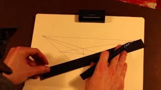 Perspective Basics 5: Center of a Plane in 2 Point