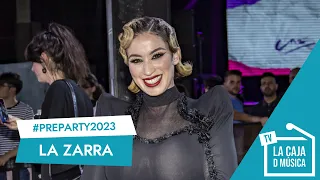 LA ZARRA - ÉVIDEMMENT | France 🇫🇷 present PREPARTY ES 2023 , INTERVIEW - RED CARPET