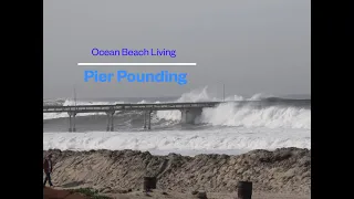 OCEAN BEACH  PIER DESTROYED  Piling down SAN DIEGO Ocean Beach Living is live!