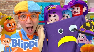 Blippi Makes a Halloween Costume with @Minibods | BRAND NEW! | Educational Videos for Kids