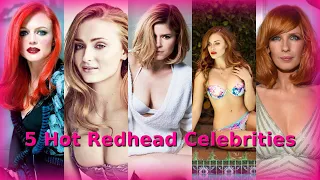 FAST 5 | 5 Hot Redhead Celebrities #3 (｡♥‿♥｡) | *woow*