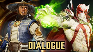 THUNDER GOD MEETS HELLSPAWN DIALOGUE - MORTAL KOMBAT 11 ULTIMATE VERSION