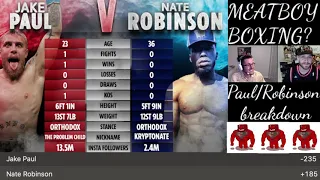 Jake Paul vs Nate Robinson boxing picks boxing bets Mike Tyson