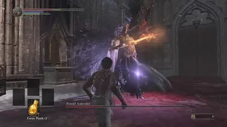 Dark souls 3 Pontiff Sulyvahn no weapons no armor bare handed