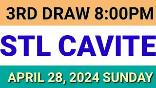 STL - CAVITE April 28, 2024 3RD DRAW RESULT