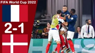 France Vs Denmark 2-1।।France vs Denmark Full HD Highlights।।Fifa world cup 2022 Qatar।।