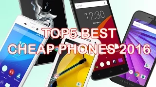 TOP 5 BEST CHEAP PHONES 2016