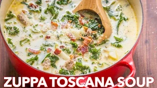 Dinner: Zuppa Toscana Soup (Olive Garden Copycat Recipe) - Natasha's Kitchen
