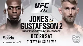 Jon Jones VS Alexander Gustafsson 2 UFC 232 Prediction