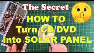 Real OR Fake , turning CD/DVD into a solar panel