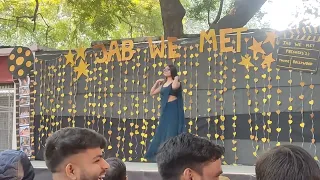 Delhi university Kirori mal college fresher party dance video