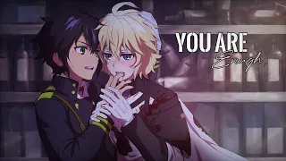 【Nightcore】↬ You Are Enough (Citizen Soldier)||AMV||Rope木村