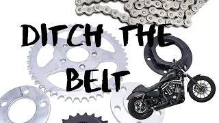 Chain Conversion or Keep the Belt on the Harley-Davidson Sportster