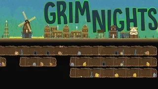 The Mighty Underground Mining Kingdom - Building A Zombie Fortress - Grim Nights Gameplay