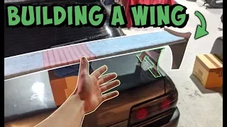 BUILDING A GT WING FROM SCRATCH!
