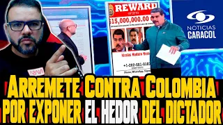 🔴 MADURO ARREMETE CONTRA COLOMBIA POR EXPONER EL HEDOR CRIMINAL DEL DICTADOR