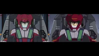 Freedom Gundam first launch remake (comparison)