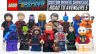 LEGO GUARDIANS OF THE GALAXY VOL 2 Custom Minifigure Showcase (Road to AVENGERS 5 Updated Customs)