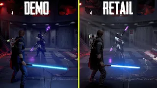 Star Wars Jedi: Fallen Order Demo vs Retail PS5 Graphics Comparison