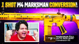 NEW 1 SHOT "MARKSMAN M4" CONVERSION LOADOUT in MW3 SEASON 4 🎯 (Best M4 Class Setup Jak Harbinger Kit