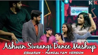 Ashwin Sivaangi Dance in Behindwoods - Mangalyam song version | Kalis Kristal Editz