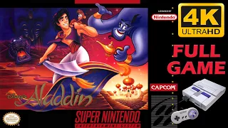 Disney's Aladdin [SNES] - Full Game Walkthrough / Longplay (4K60ᶠᵖˢ UHD)