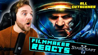 FILMMAKER REACTS: STARCRAFT 2 | ALL "Wings Of Liberty" CUTSCENES!!