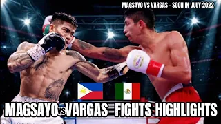 Mark Magsayo vs Rey Vargas Fights Highlights