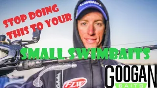 Small Swimbait 101! Keitech or Googan Saucy Swimmer!