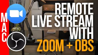 HOW TO LIVE STREAM MULTIPLE PEOPLE WITH ZOOM AND OBS | Mac Edition