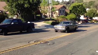 mercedes W123 burnout