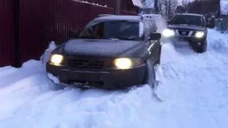 Volvo xc70 snow off road