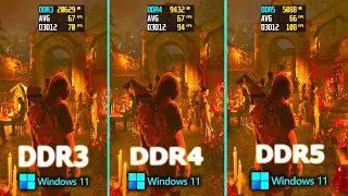 DDR5 vs DDR4 vs DDR3 Ram | i9-12900K | RTX 3090 | 4K Gaming Leaked!