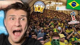 Brazilian Fans Go CRAZY In A Russian Subway ! - Russia World Cup !  |🇬🇧UK Reaction / Reação