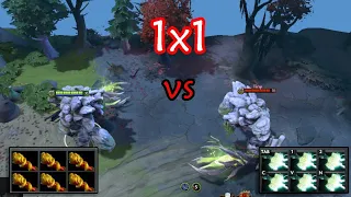 Tiny 6x MKB vs Tiny 6x Mjollnir | 30 lvl |Who'll Beat? #dota2  #wodota2