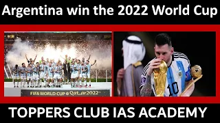 Argentina win the 2022 World Cup||Argentina and Lionel Messi are crowned World Cup champions