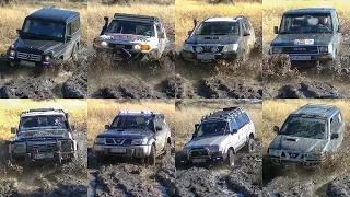 Mercedes G vs Toyota FJ Cruiser & Land Cruiser vs Nissan Patrol & Terrano