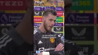 De Gea, "Who is Cristiano Ronaldo." 🤣🤣🤣🤣🤣💔💔