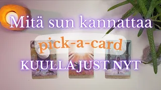 Mitä Sun Kannattaa Kuulla JUST NYT |  Pick-a-Card | Tarot-tulkinta